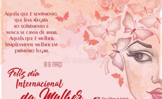 dia da mulher - Clínica Ribeiro de Andrade - Dr. Cleber